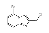 5-溴-2-氯甲基咪唑并[1,2-a]吡啶结构式