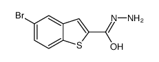 5-Bromo-1-benzothiophene-2-carbohydrazide structure