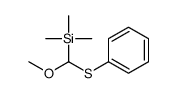 [methoxy(phenylsulfanyl)methyl]-trimethylsilane Structure