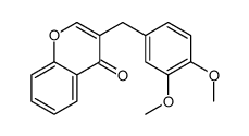 3-[(3,4-dimethoxyphenyl)methyl]chromen-4-one Structure