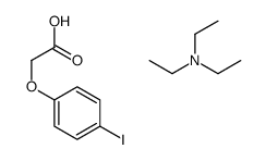 N,N-diethylethanamine,2-(4-iodophenoxy)acetic acid Structure