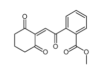 methyl 2-[2-(2,6-dioxocyclohexylidene)acetyl]benzoate结构式