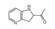 1-(2,3-Dihydro-1H-pyrrolo[3,2-b]pyridin-2-yl)ethanone结构式