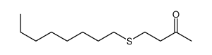 4-octylsulfanylbutan-2-one结构式
