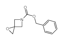 1-Oxa-5-azaspiro[2.3]hexane-5-carboxylicacid phenylmethyl ester Structure
