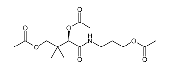 Panthenyl triacetate Structure