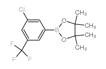 3-氯-5-(三氟甲基)苯硼酸频哪酯结构式