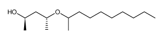 (2R,4R)-4-(decan-2-yloxy)pentan-2-ol Structure