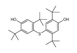 2,5-ditert-butyl-4-(2,5-ditert-butyl-4-hydroxyphenyl)sulfanylphenol Structure