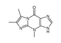 4,6,7-trimethyl-1H-imidazo[1,2-a]purin-9-one Structure