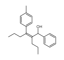 (Z)-1-phenyl-2-propyl-3-(p-tolyl)hex-2-en-1-ol Structure