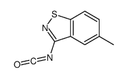 3-isocyanato-5-methyl-1,2-benzothiazole Structure