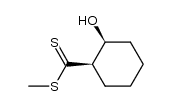 (1R,2S)-methyl 2-hydroxycyclohexanecarbodithioate Structure