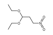 3-nitropropanal diethyl acetal Structure
