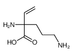 2,5-diamino-2-ethenylpentanoic acid Structure