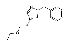 4-benzyl-1-(2-ethoxyethyl)-4,5-dihydrotriazole结构式