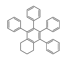 5,6,7,8-tetraphenyl-1,2,3,4-tetrahydronaphthalene结构式