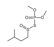 1-dimethoxyphosphorylsulfanylsulfinyl-3-methylbutane结构式