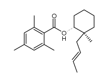 (S)-(2-trans-but-2-enyl)-2-methylcyclohexyl 2,4,6-trimethylbenzoate结构式