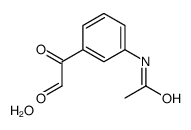 N-(3-oxaldehydoylphenyl)acetamide,hydrate Structure