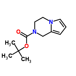 3,4-二氢吡咯并[1,2-a]吡嗪-2(1h)-羧酸叔丁酯结构式