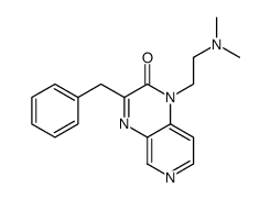 3-benzyl-1-[2-(dimethylamino)ethyl]pyrido[3,4-b]pyrazin-2-one结构式