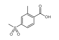 2-甲基-4-甲砜基苯甲酸结构式