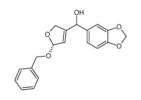 benzo[d][1,3]dioxol-5-yl((S)-5-(benzyloxy)-2,5-dihydrofuran-3-yl)methanol结构式