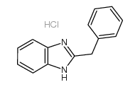 2-benzyl-1H-benzimidazole monohydrochloride Structure
