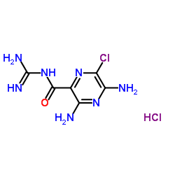 Amiloride-15N3 hydrochloride Structure