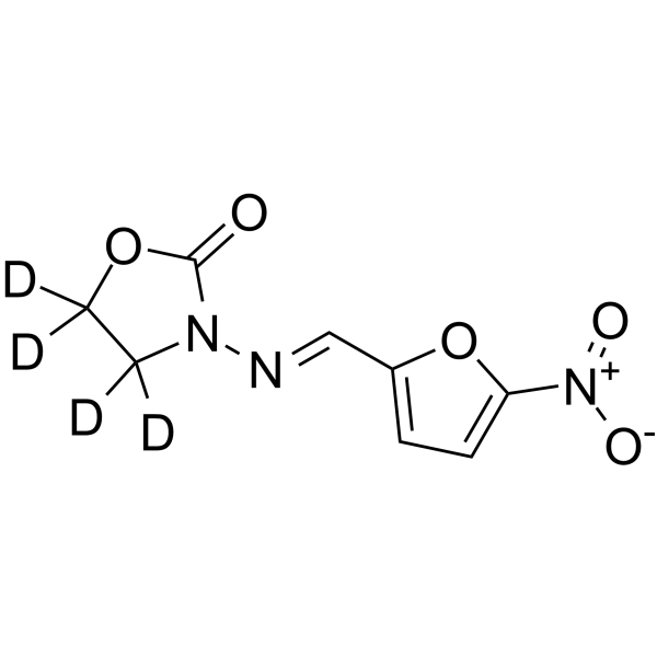 呋喃唑酮-d4结构式