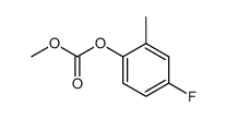 (4-fluoro-2-methylphenyl)methylcarbonate结构式