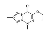 [1,2,4]Triazolo[5,1-c][1,2,4]triazin-4(1H)-one,3-ethoxy-1,7-dimethyl-(9CI)结构式