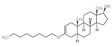 Androst-2-en-17-ol,3-(octyloxy)-, (5a,17b)- (9CI)结构式