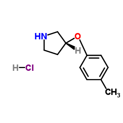 (3R)-3-(4-Methylphenoxy)pyrrolidine hydrochloride (1:1) picture