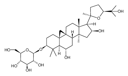 cycloastragenol-3-O-β-D-glucoside结构式