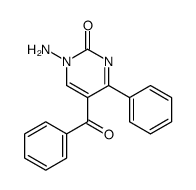 1-amino-5-benzoyl-4-phenylpyrimidin-2-one Structure