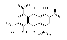 1,5-dihydroxy-2,4,6,8-tetranitro-anthraquinone Structure