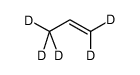 propene-1,1,3,3,3-d5 Structure
