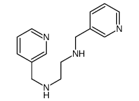 N,N'-bis(pyridin-3-ylmethyl)ethane-1,2-diamine Structure
