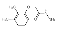 2-(2,3-二甲基苯氧基)乙酰肼结构式