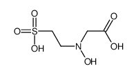 2-[hydroxy(2-sulfoethyl)amino]acetic acid结构式