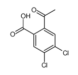 2-acetyl-4,5-dichlorobenzoic acid Structure