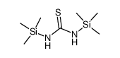 N,N'-Bis(trimethylsilyl)thioharnstoff结构式