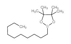 1-癸硼酸频哪醇酯结构式
