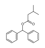benzhydryl 3-methylbutanoate结构式