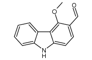4-methoxy-9H-carbazole-3-carbaldehyde Structure
