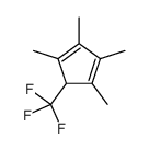 1,2,3,4-tetramethyl-5-(trifluoromethyl)cyclopenta-1,3-diene Structure