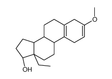 13-乙基-3-甲氧基孕-2,5(10)-二烯-17beta-醇结构式