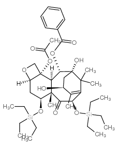 7,10-Bis[O-(triethylsilyl)]-10-deacetyl Baccatin III Structure